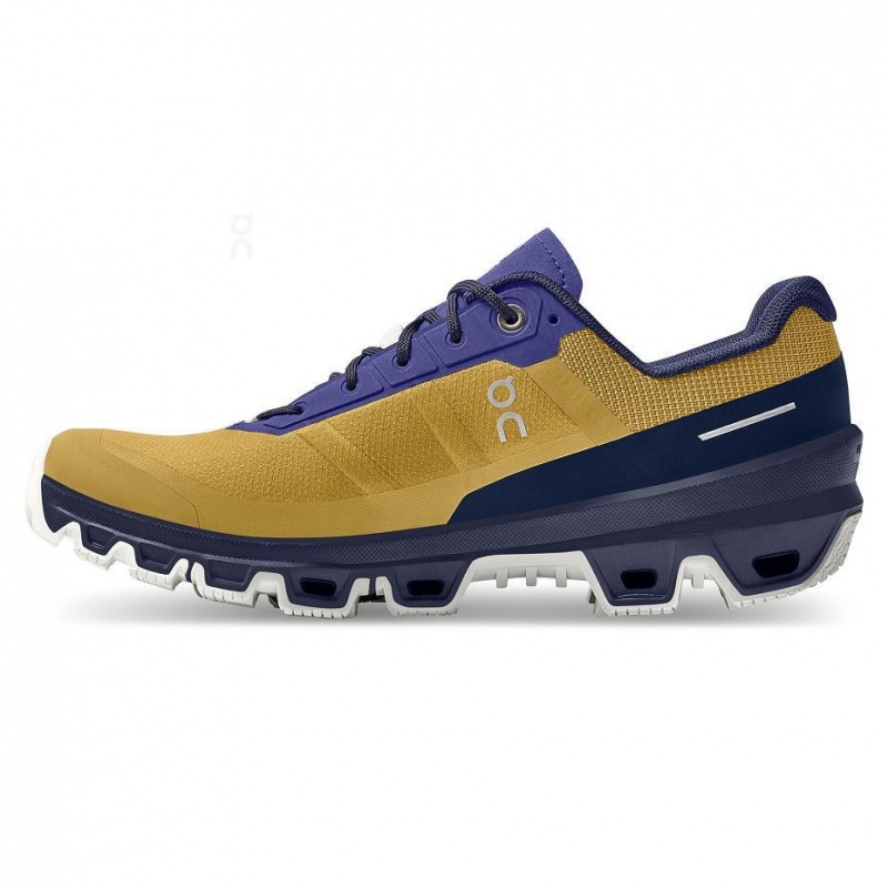 Yellow / Purple On Cloudventure Women's Trail Running Shoes | USA_ON8045