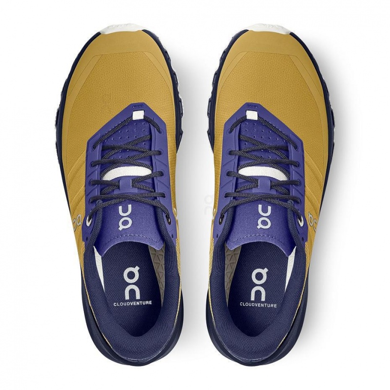 Yellow / Purple On Cloudventure Women's Trail Running Shoes | USA_ON8045