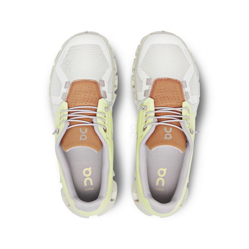Yellow / White On Cloud 5 Women's Sneakers | USA_ON9089
